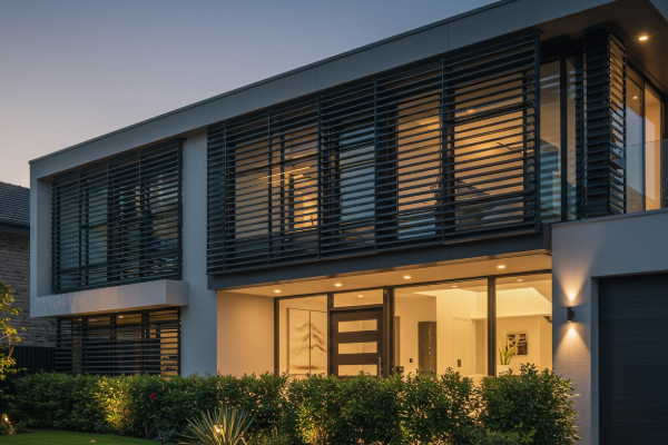 Fachada com Brises Em Acm