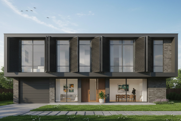 Fachadas Pivotante em Acm