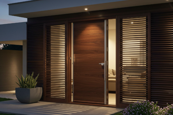 Porta de Giro com Veneziana