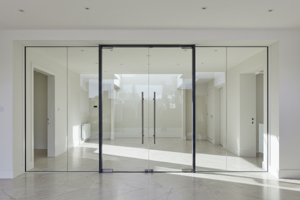 Porta de Giro com Vidro